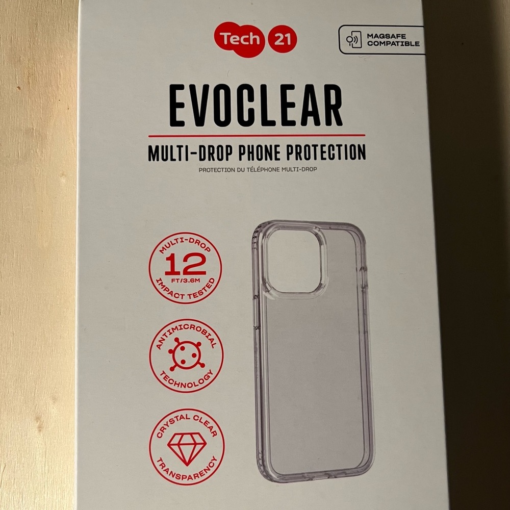Tech21 Apple iPhone 13 Pro Evo Clear Case - Clear